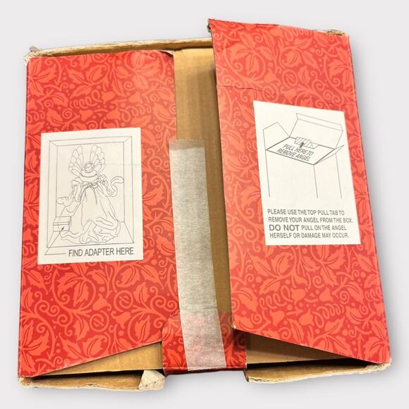 VINTAGE Christmas Wonderland Tree Topper 13” Fiber Optic Angel Of Light - Picture 5 of 6